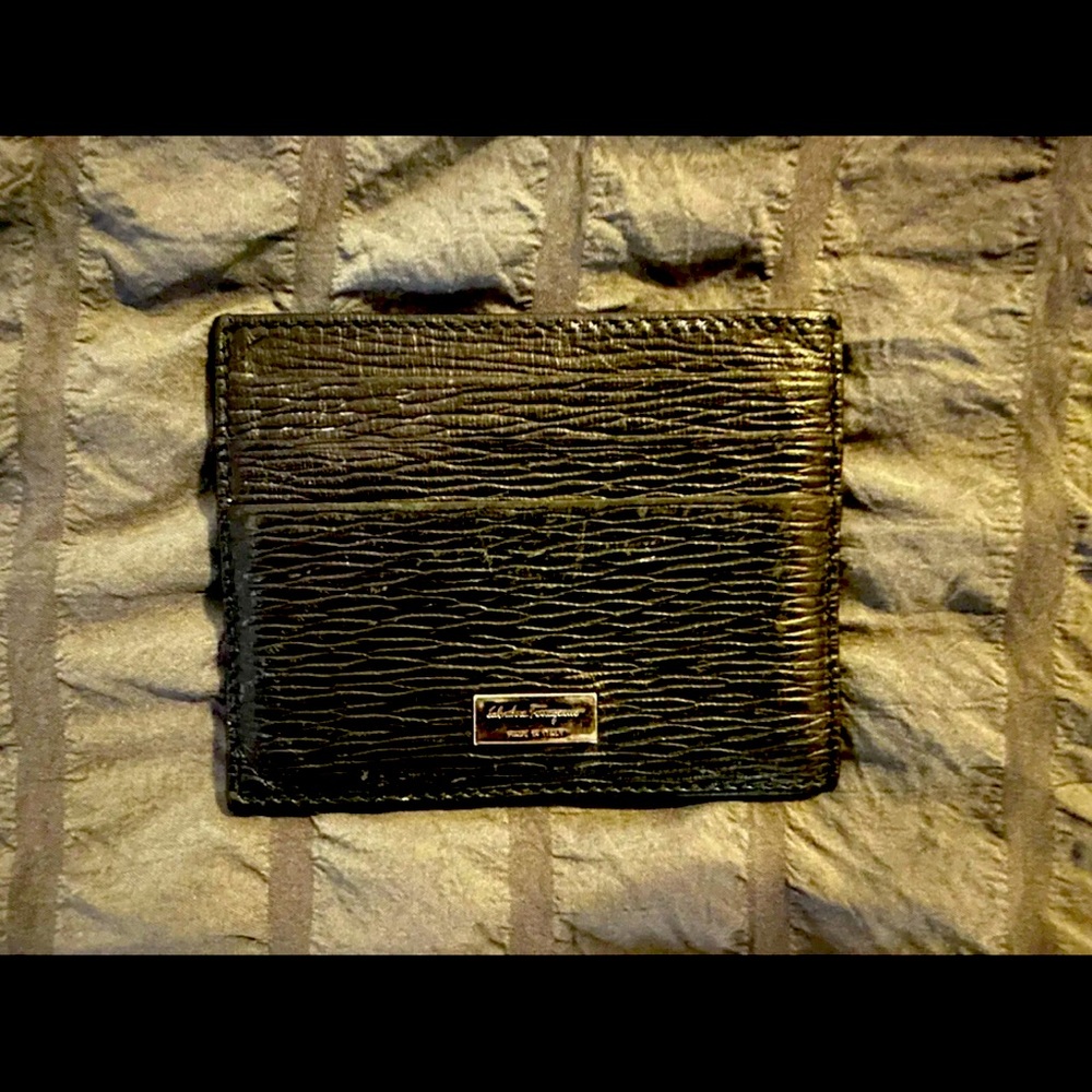Ferragamo Revival Leather Card Case